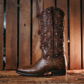Botas Golden Guns Cincel Flor Café 067